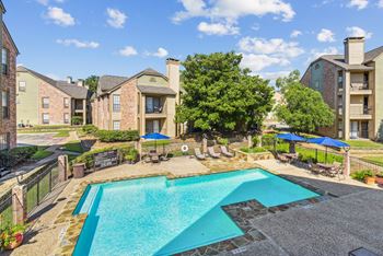 Beautiful sparkling pool